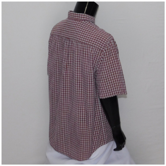 Short Sleeve, Buttonup, Plaid, size Large - Picture 6 of 8